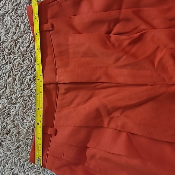 Vintage Rose Royce Women’s 7/8 Red Pants Pleated Wool Blend Style 32066 NWT - Picture 6 of 11